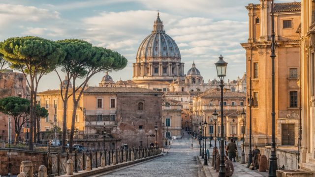 European Heritage Tour Rome heritage street view