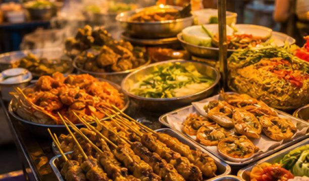 Phuket Island Explorer night market food detail